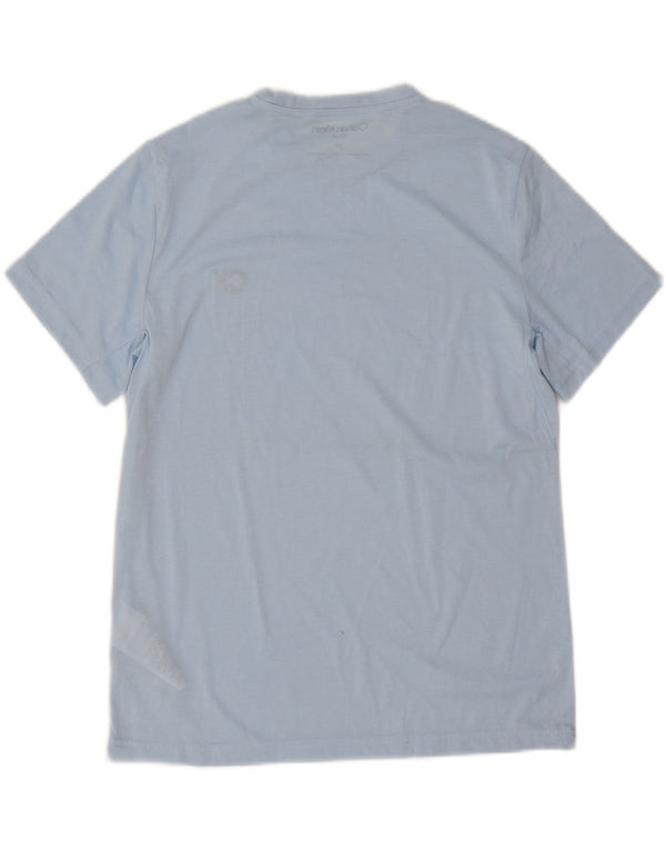 Ανδρικό T-Shirt Calvin Klein Top Small Blue Polyester