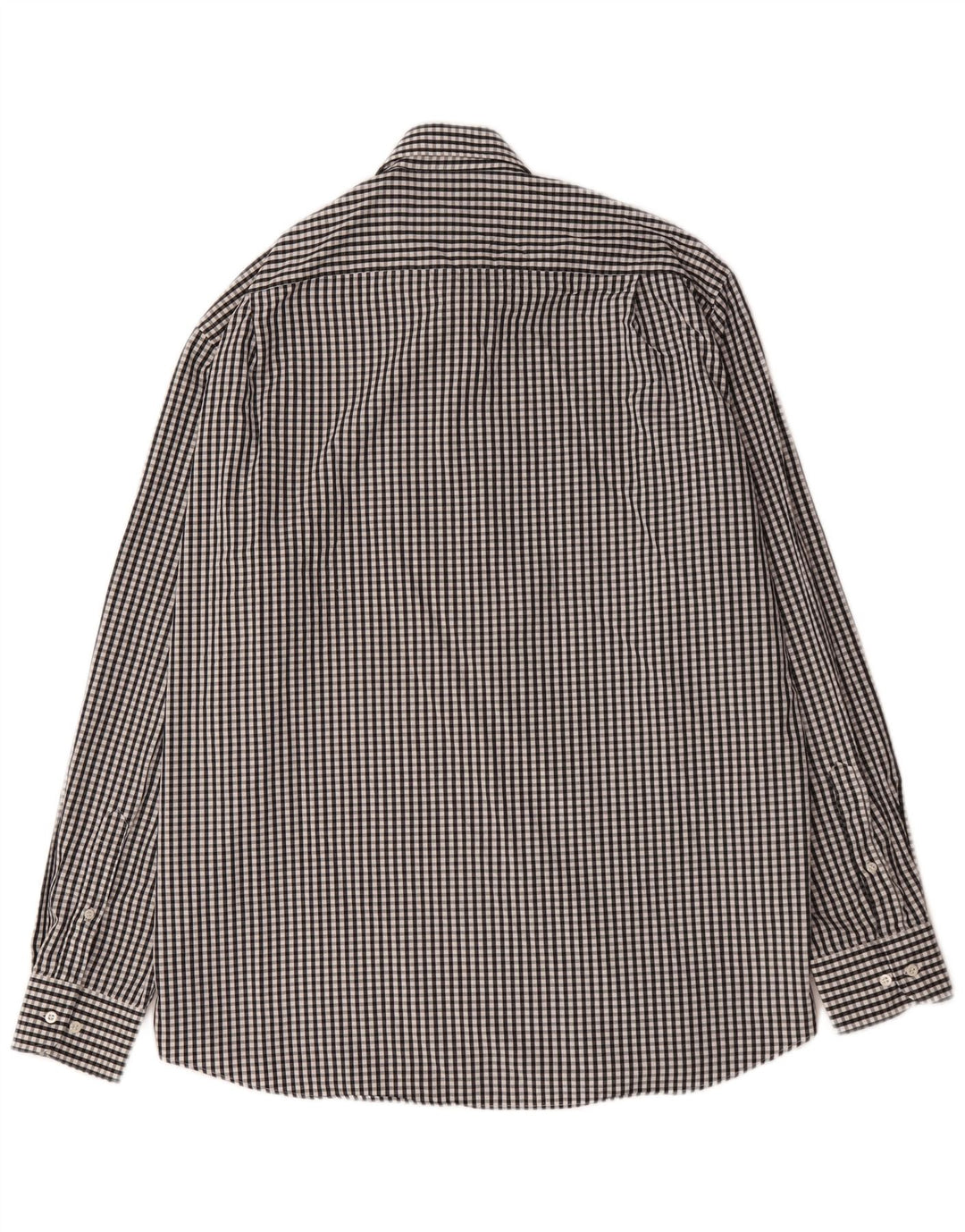 Ανδρικό πουκάμισο Hugo Boss 43 17 XL Μαύρο βαμβακερό Gingham
