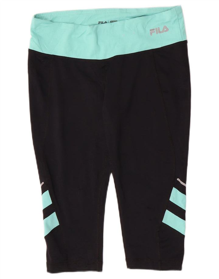 Fila Γυναικεία κολάν Capri UK 12 Medium Black Colourblock