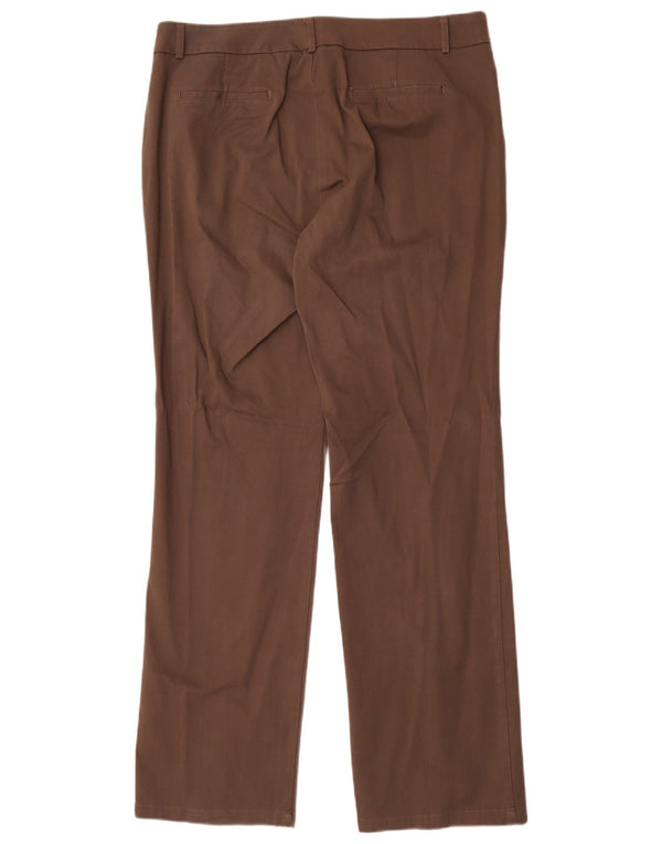 Dockers Γυναικεία Ideal Fit Straight Casual Παντελόνι US 16 2XL W36 L34 Brown
