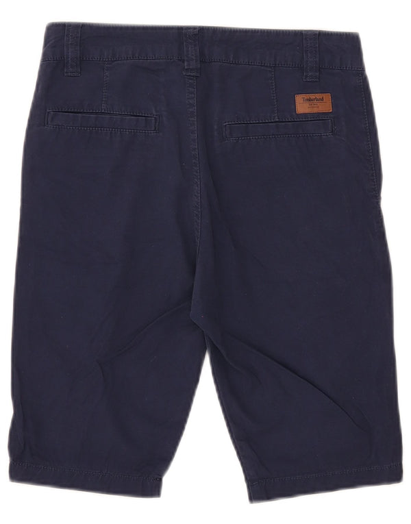 Timberland Boys Chino Short 11-12 Years XS W26 Navy Blue Cotton