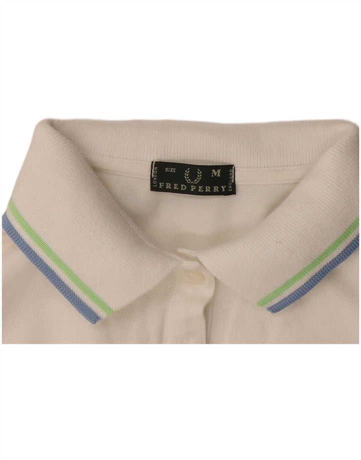 Fred Perry γυναικείο μπλουζάκι πόλο UK 12 Medium White