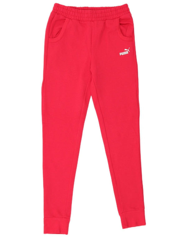 Γυναικεία αθλητική φόρμα PUMA Παντελόνι Joggers UK 10 Small Pink Cotton