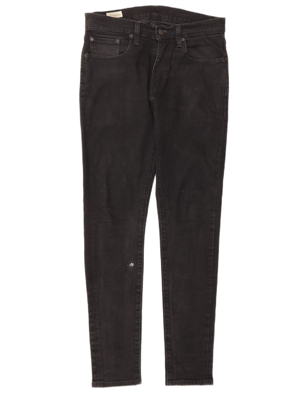 LEVI'S Ανδρικό Skinny Tapered Jeans W32 L32 Μαύρο βαμβακερό