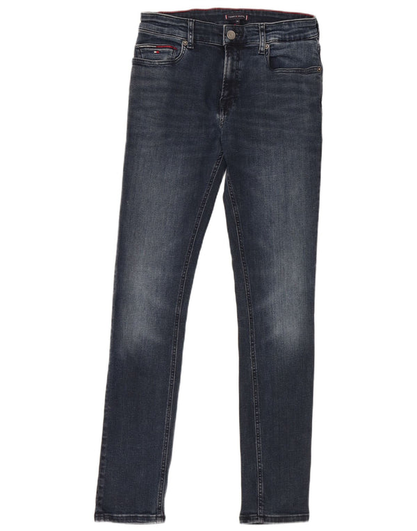 TOMMY HILFIGER Κορίτσια Skinny Jeans 13-14 ετών W28 L29 Navy Blue Cotton