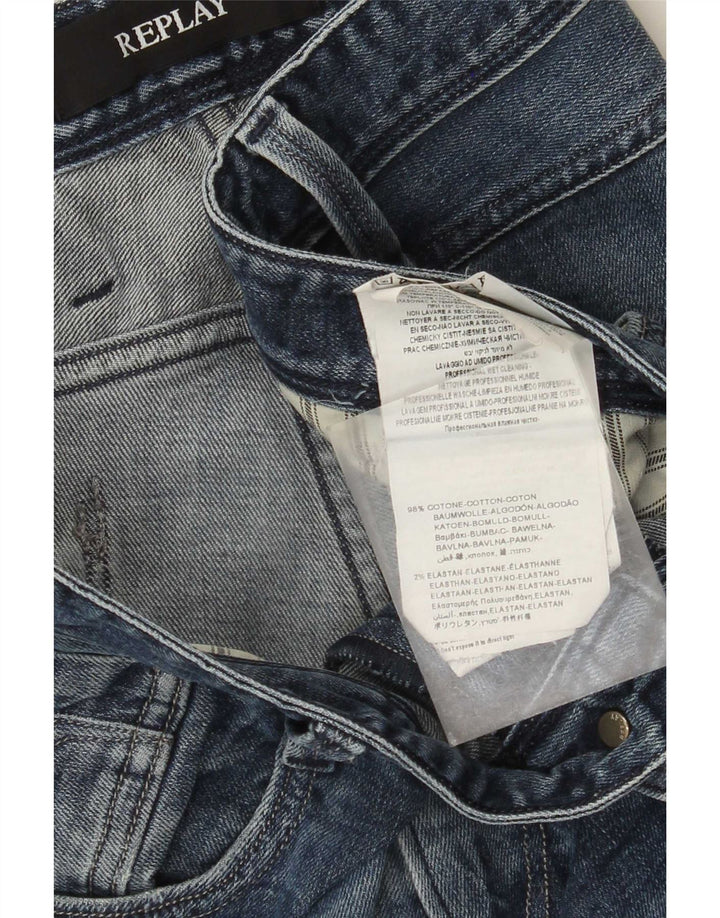 Replay Γυναικείο Slim Jeans W34 L32 Blue Cotton