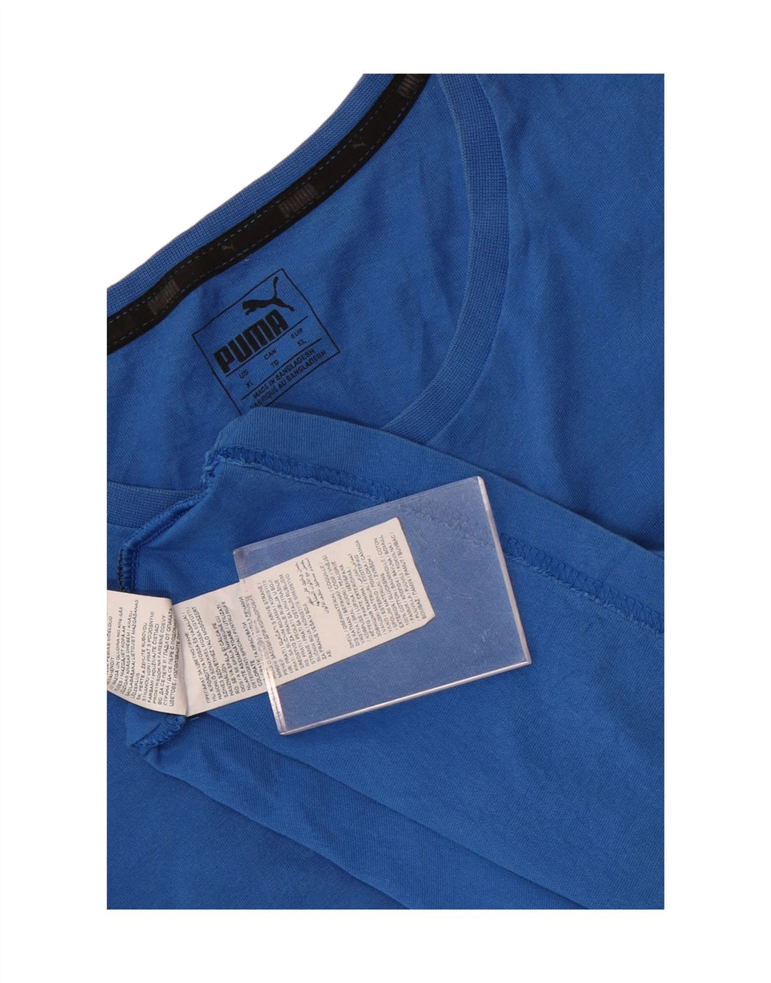Ανδρικό T-Shirt Puma Τοπ XL Μπλε βαμβακερό