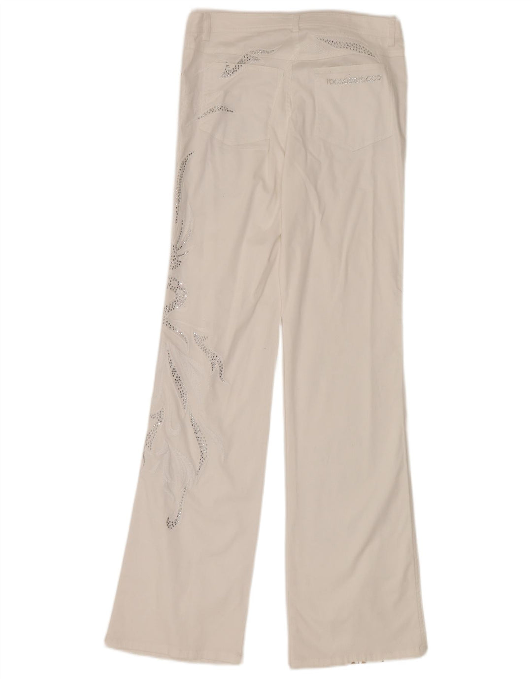 ROCCOBAROCCO Γυναικείο σετ 2 κουμπιών 2 τεμαχίων UK 14 Medium W32 L34 Λευκό