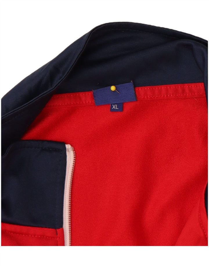 Ανδρική φόρμα Asics Top Jacket XL Red Colourblock