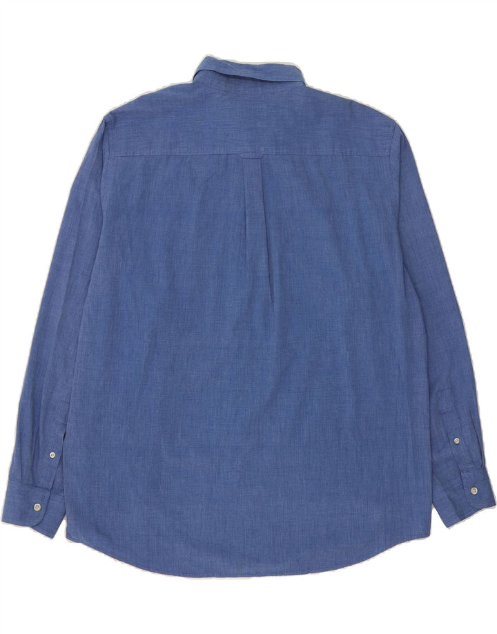CHAPS Mens Shirt XL Blue Cotton Vintage Chaps and Second-Hand Chaps from Messina Hembry 