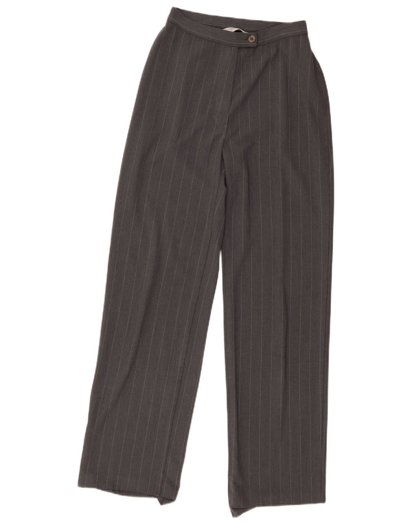 Marks & Spencer Γυναικείο παντελόνι UK 8 Small W26 L30 Grey ριγέ