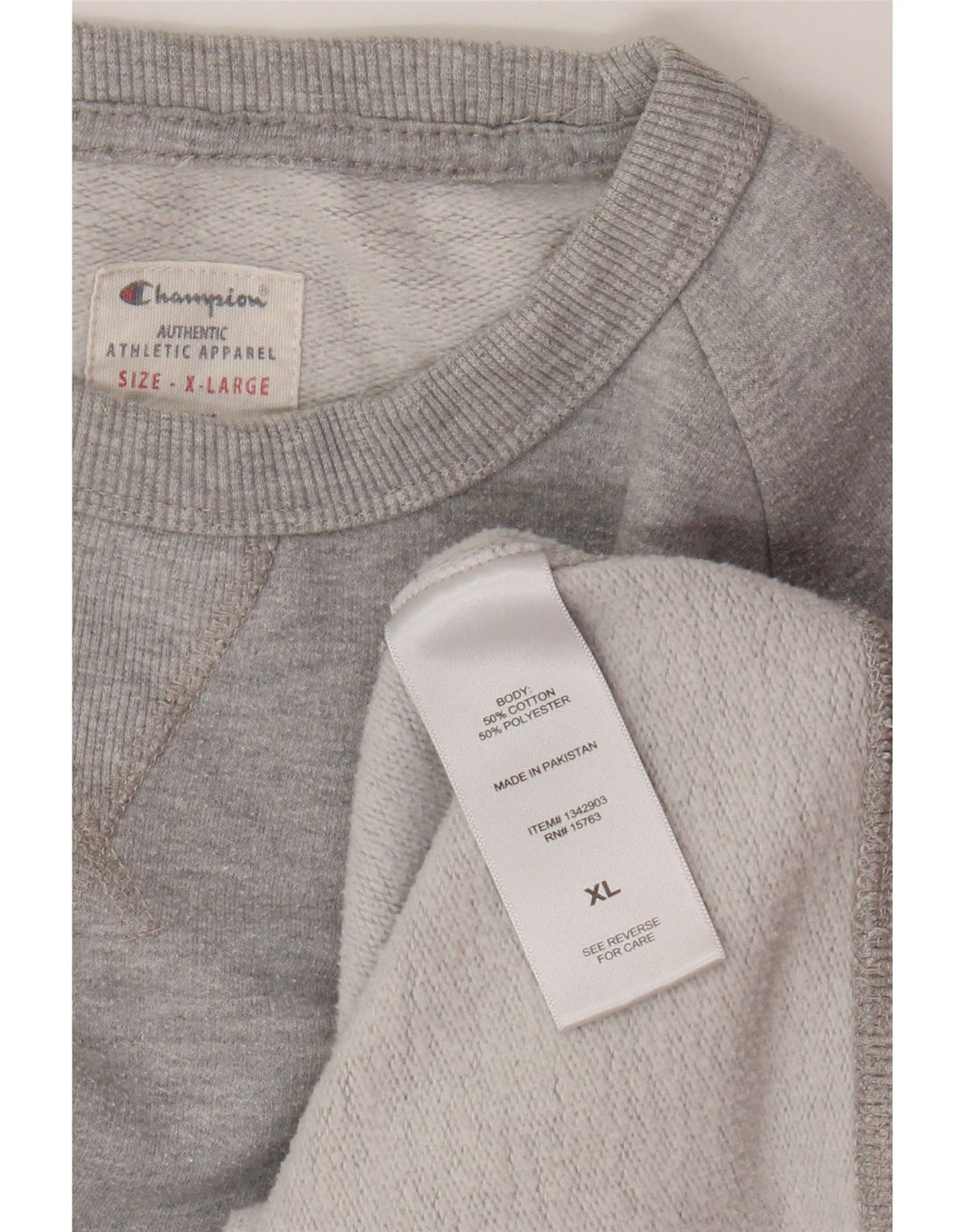 Ανδρικό γραφικό φούτερ Champion Jumper XL Γκρι βαμβακερό