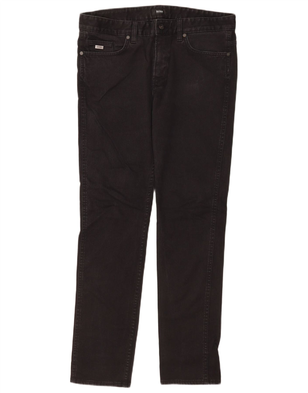 Ανδρικό τζιν Hugo Boss Slim W34 L32 Μαύρο βαμβακερό