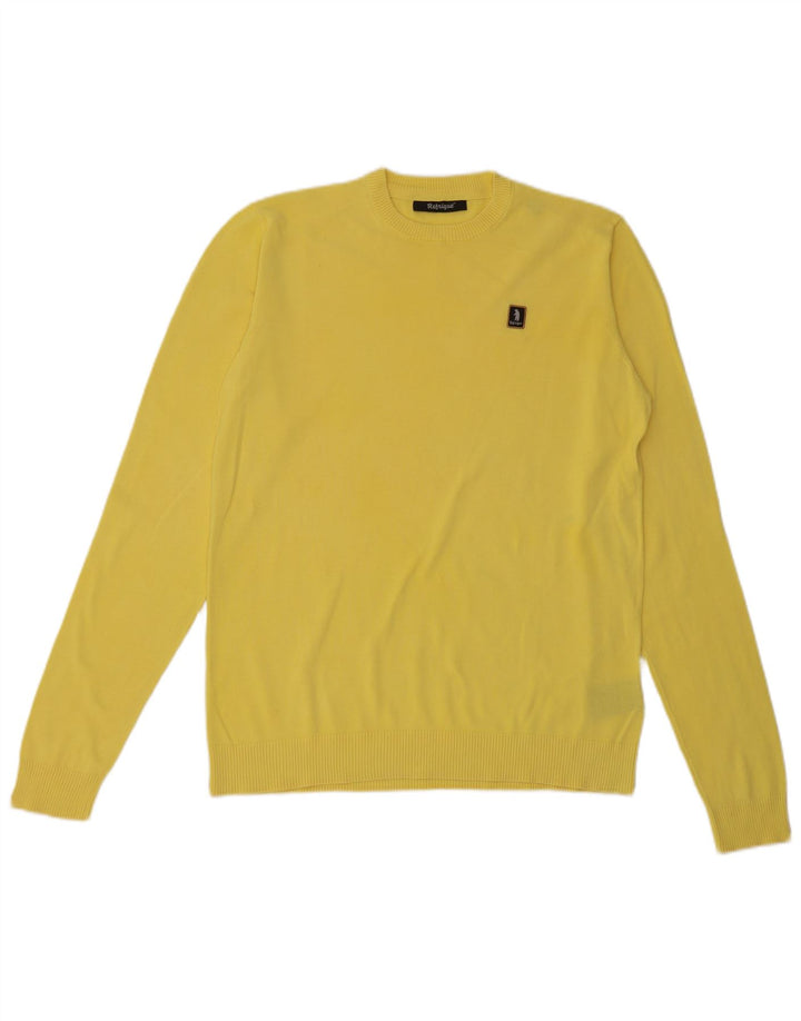 Ανδρικό πουλόβερ Refrigue Crew Neck Jumper Μεσαίο κίτρινο βαμβακερό