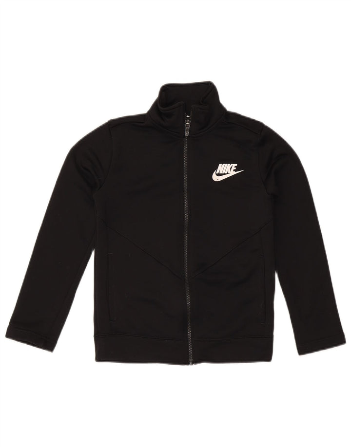 Μπουφάν Nike Boys αθλητική φόρμα 8-9 ετών μικρό μαύρο πολυεστέρα