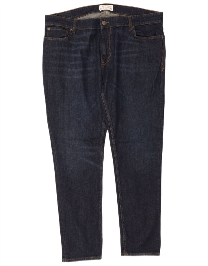 Fat Face Ανδρικό Slim Jeans W42 L29 Navy Blue Cotton