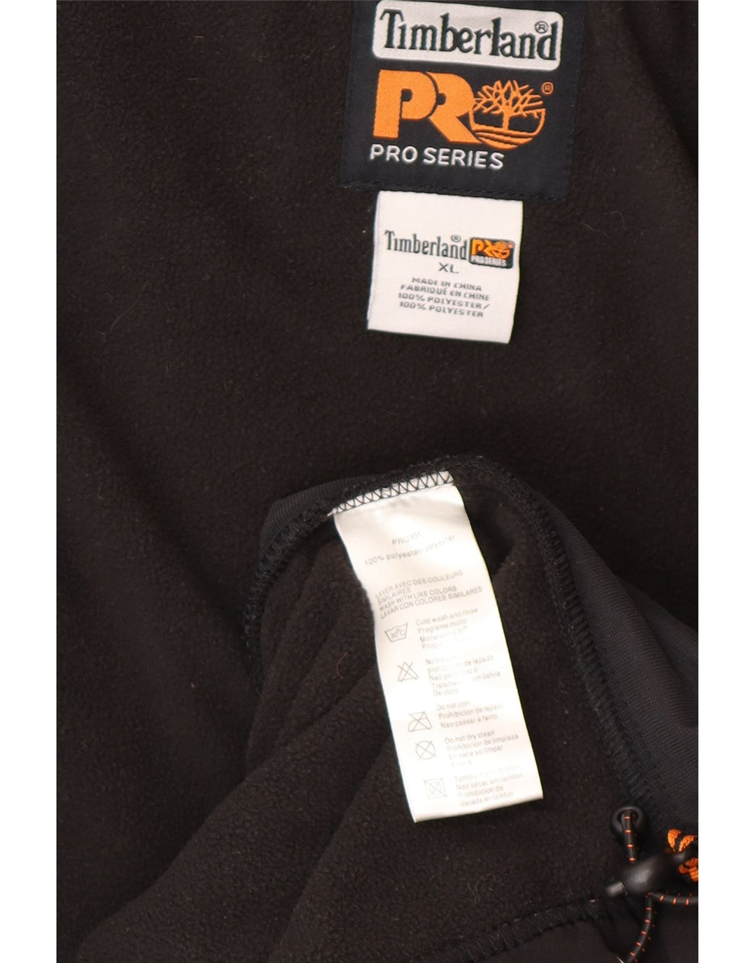 Ανδρικό μπουφάν Timberland Windbreaker UK 42 XL Μαύρο Πολυεστέρας