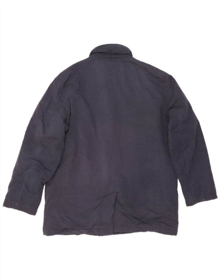 Marks & Spencer Ανδρικό τζάκετ με αντιανεμικό UK 40 Large Navy Blue Polyester