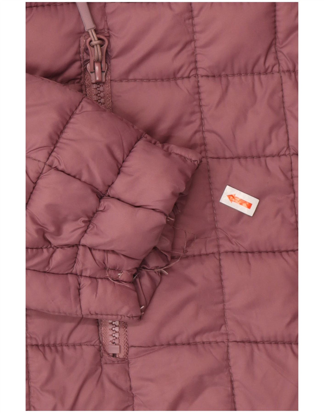 Reebok γυναικείο μπουφάν με επένδυση UK 14 Medium Maroon Πολυεστέρας