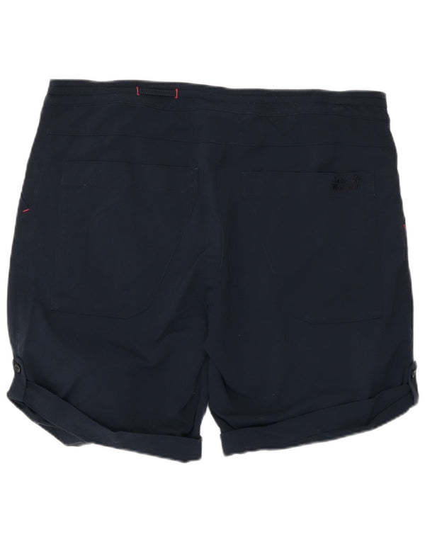 JACK WOLFSKIN Γυναικείο σορτς Chino UK 16 Large W36 Navy Blue Polyamide