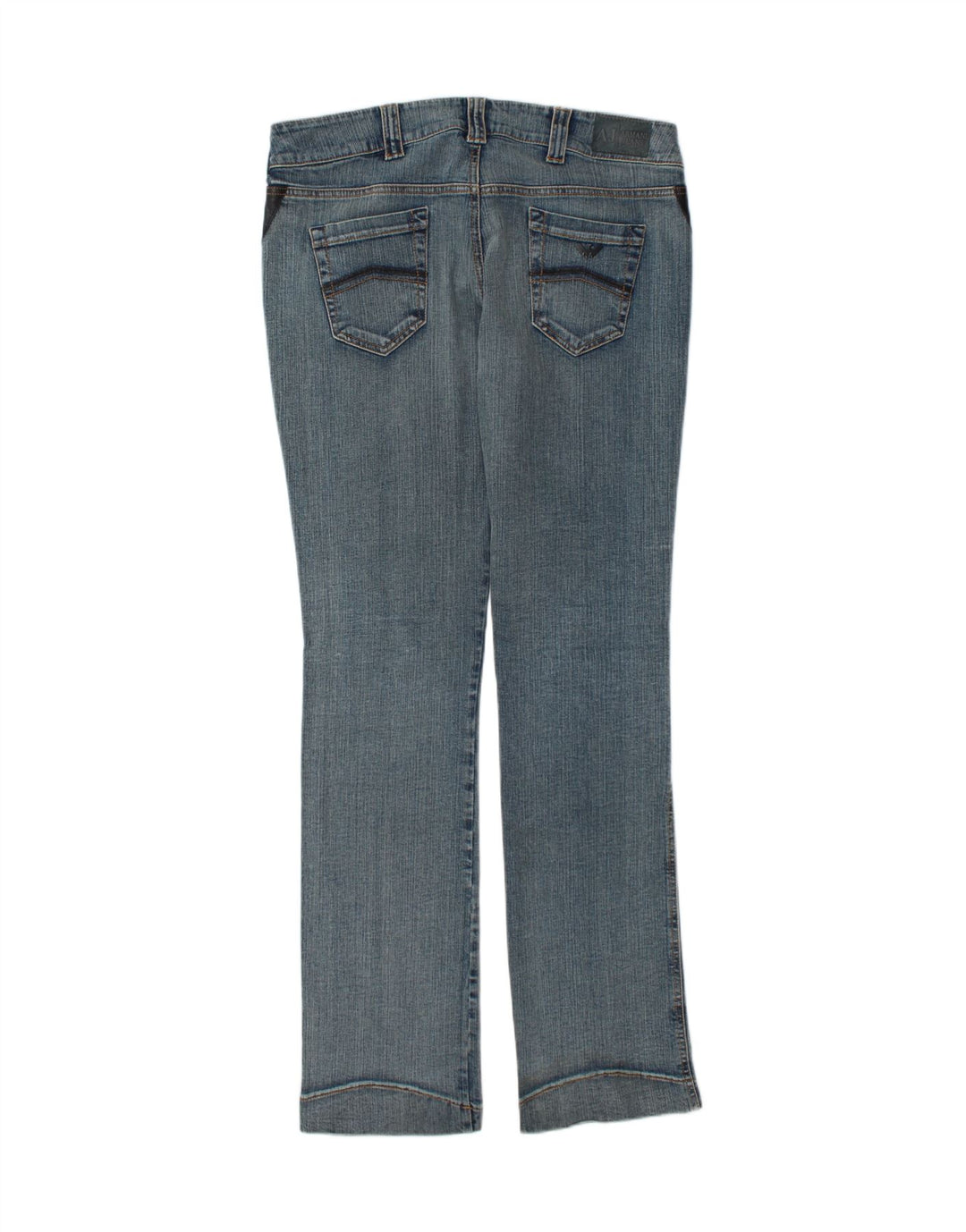ARMANI Womens Slim Jeans W31 L32 Blue Cotton Vintage Armani and Second-Hand Armani from Messina Hembry 