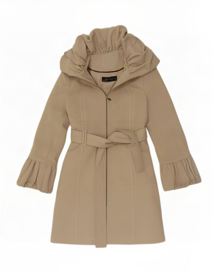 Zara Γυναικεία καμπαρντίνα UK 10 Small Grey Wool