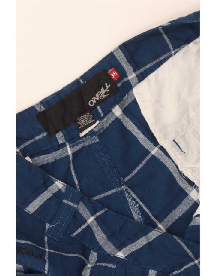 Ανδρικό σορτς Chino O'Neill W38 XL Blue Check Polyester