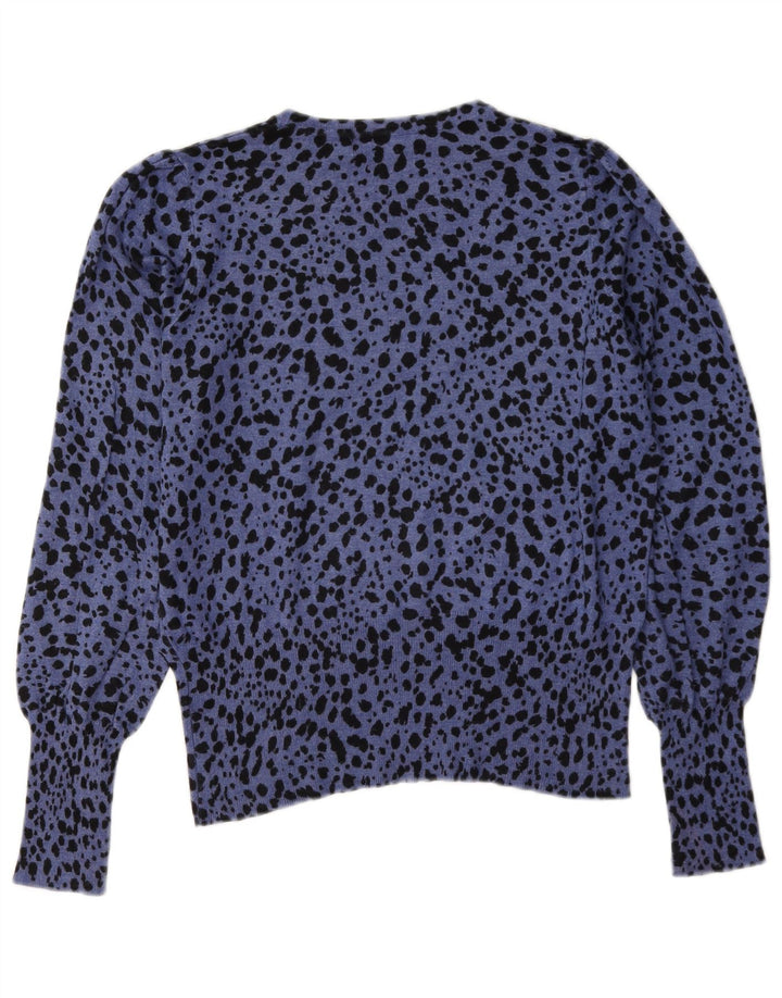 Marks & Spencer Γυναικείο πουλόβερ με λαιμόκαυστο UK 12 Medium Blue