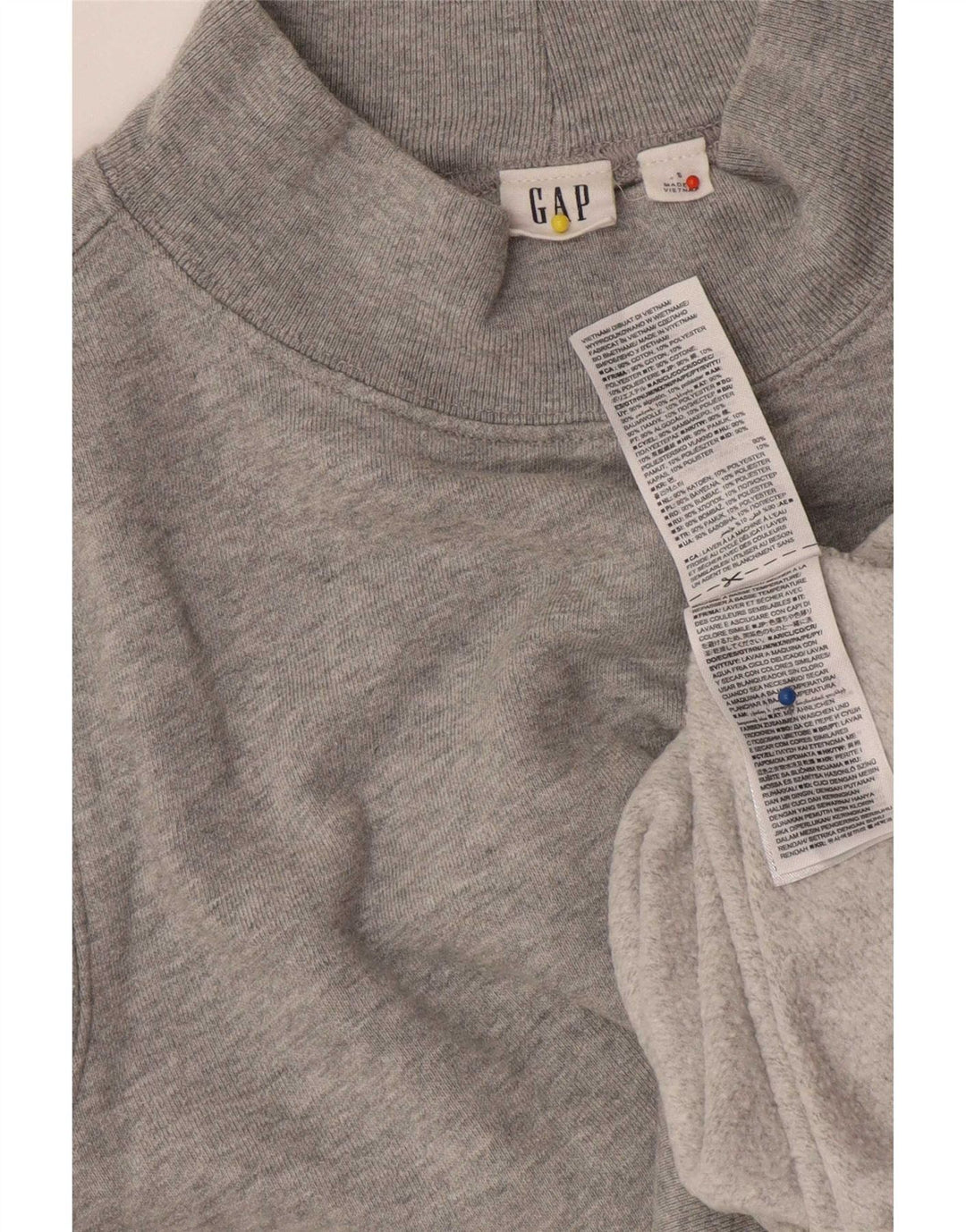 Gap γυναικεία φούτερ υπερμεγέθη Jumper UK 10 Small Grey Flecked Cotton
