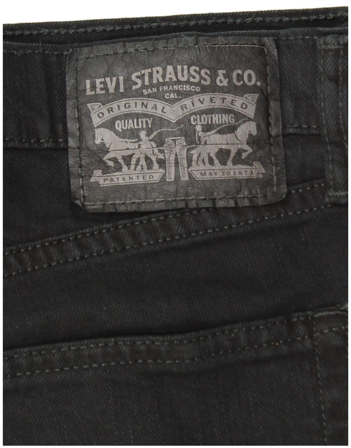 Ανδρικό τζιν Levi's Straight W34 L32 Μαύρο βαμβακερό