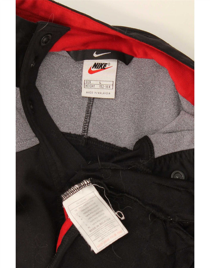 Μπουφάν Nike Boys Graphic αθλητική φόρμα 12-13 ετών, μεγάλο μαύρο χρώμα