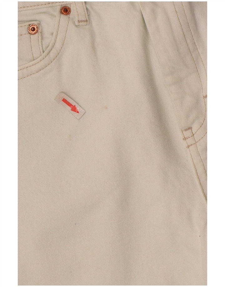 TOPSHOP Γυναικείο Crop Straight Jeans W30 L25 Λευκό