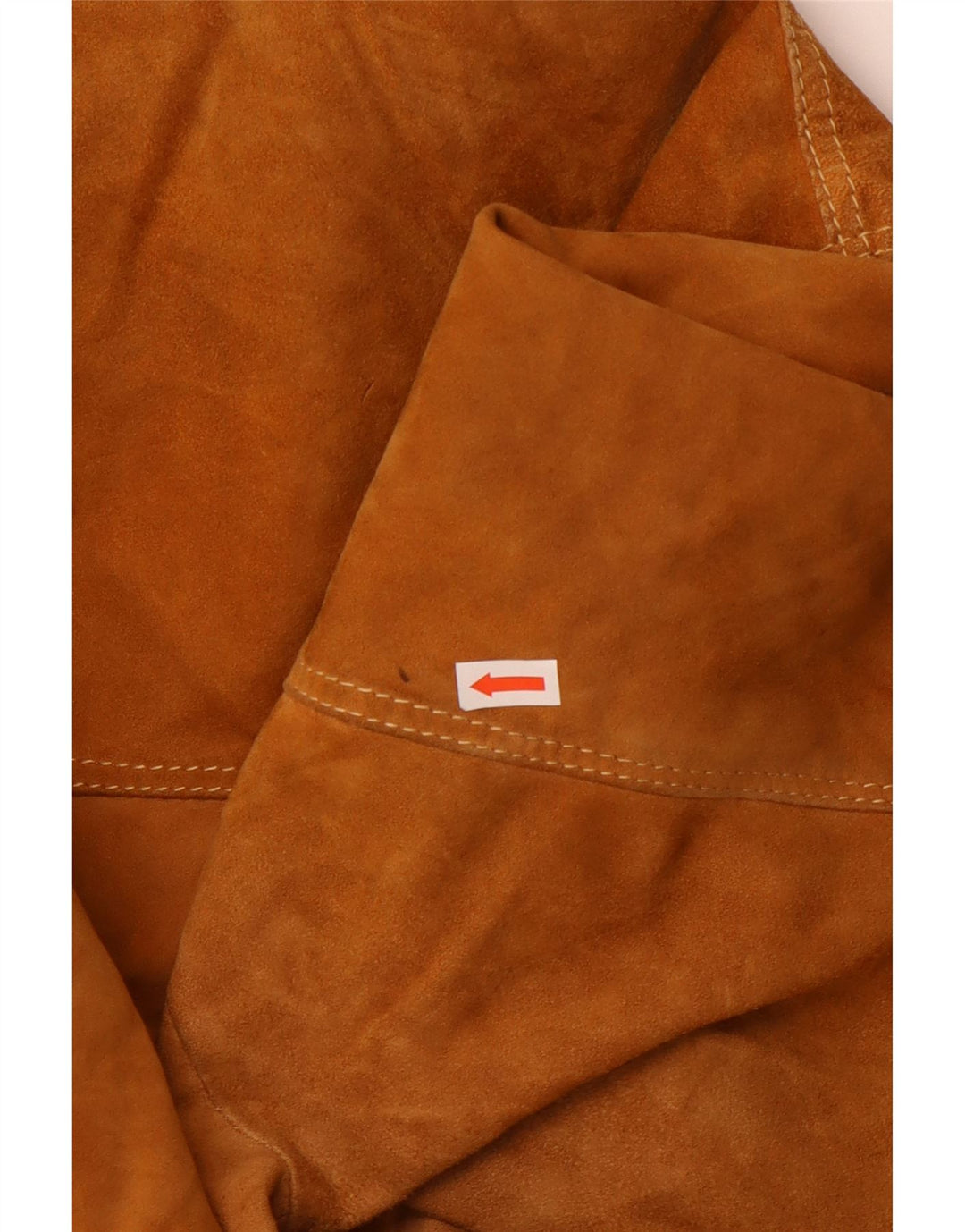 VINTAGE Ανδρικό Suede Bomber Jacket UK 40 Large Beige