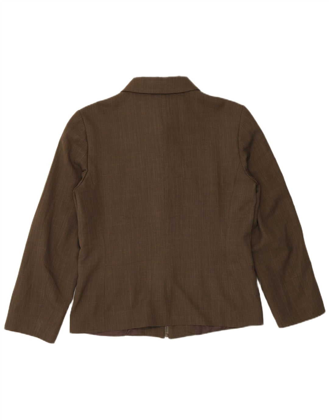 Zara Γυναικείο μπουφάν μπλέιζερ με φερμουάρ EU 40 Medium Khaki Polyester