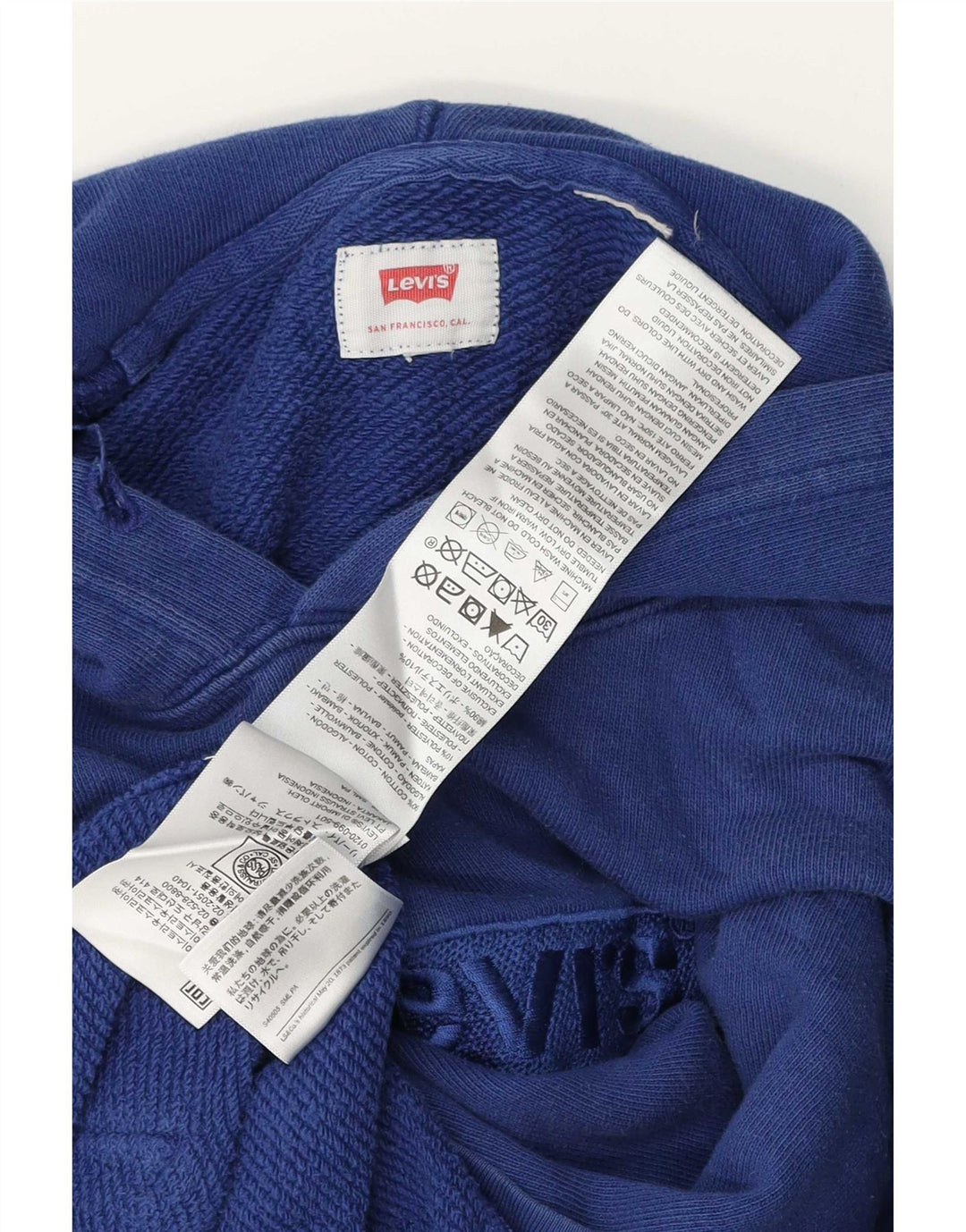 Ανδρικό γραφικό κουκούλα Levi's Μικρό Μπλε Βαμβακερό