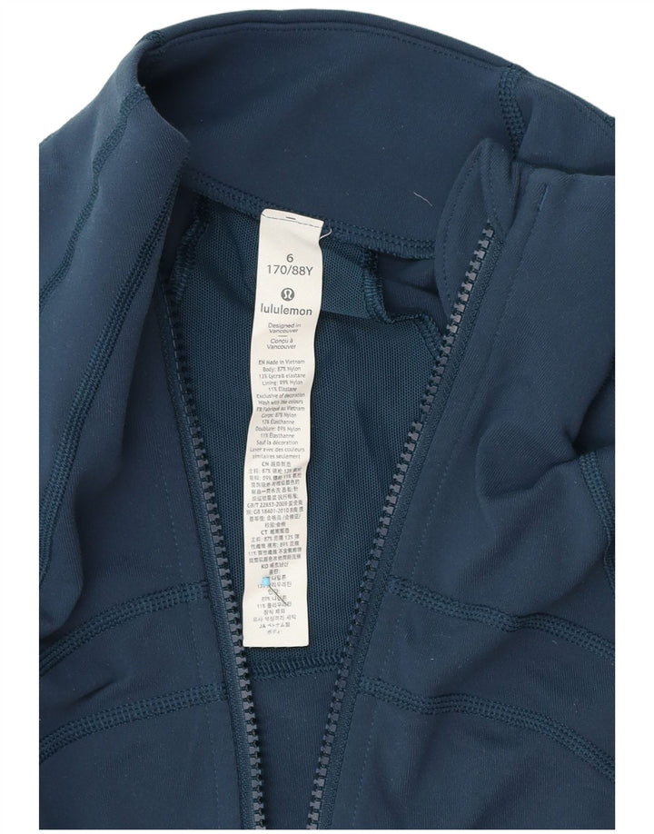 Γυναικεία αθλητική φόρμα Lululemon Top Jacket US 6 Medium Navy Blue Nylon