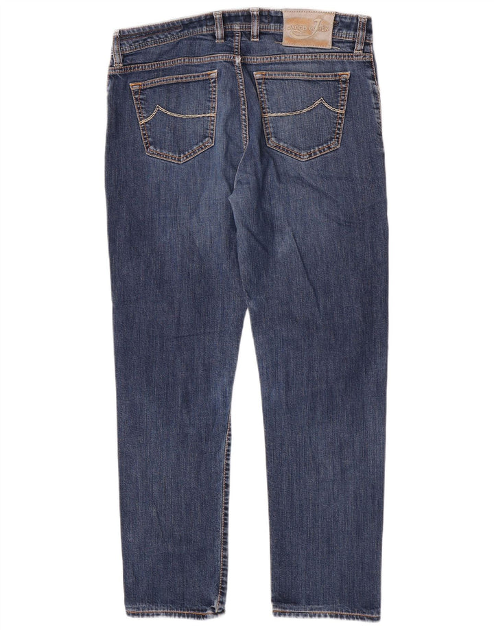Jacob Cohen Ανδρικό Χειροποίητο Slim Jeans W35 L29 Μπλε βαμβακερό