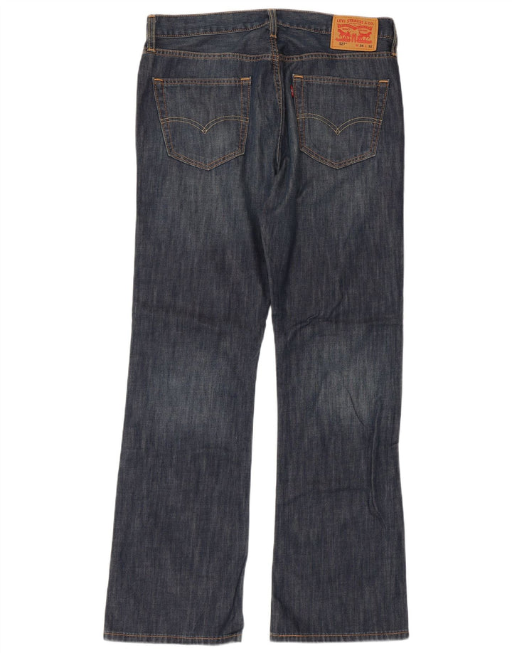 LEVI'S Mens 527 Bootcut Jeans W34 L32 Μπλε βαμβακερό