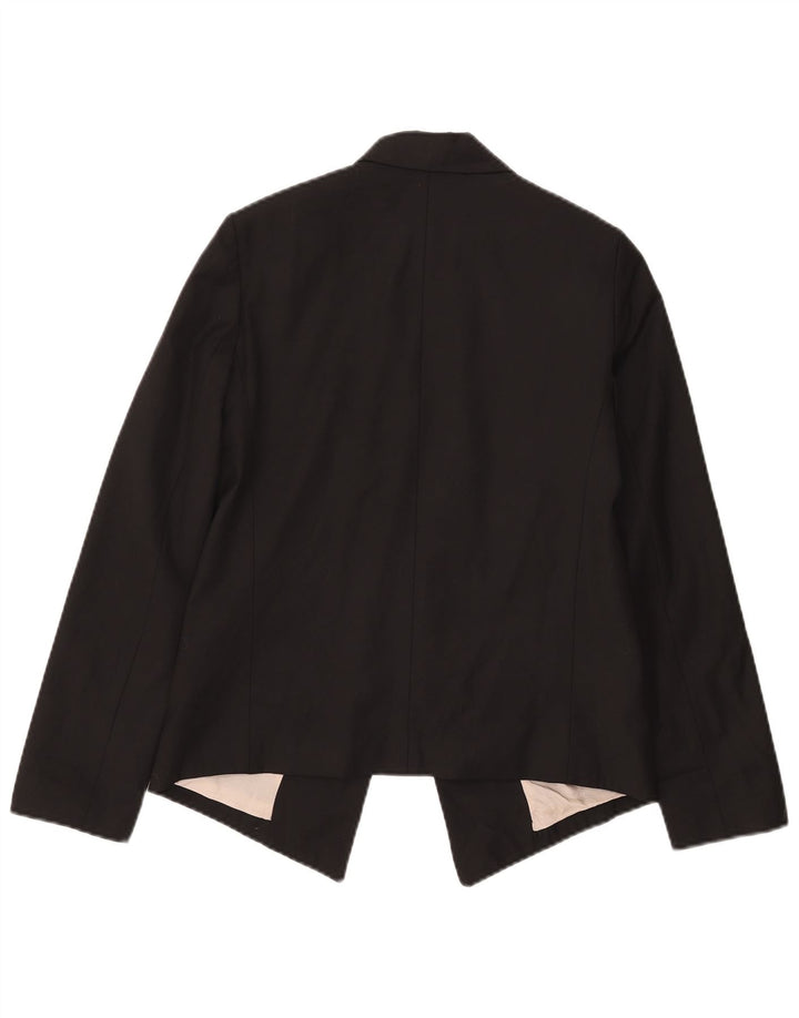 Topshop Γυναικείο Open Blazer Jacket UK 8 Small Black Polyester