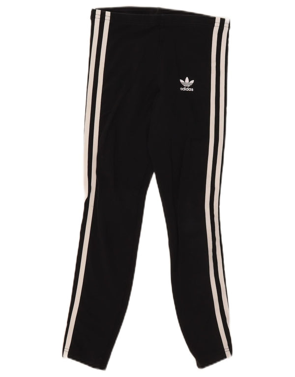 Κοριτσίστικα κολάν Adidas 9-10 ετών Μαύρο βαμβακερό