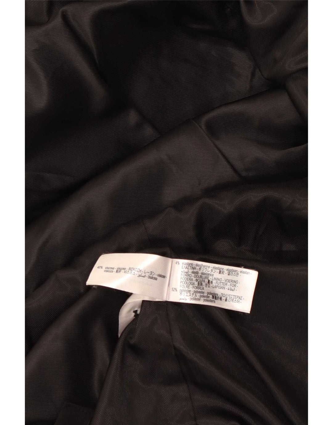 Zara Γυναικείο σακάκι blazer 2 κουμπιών UK 14 Medium Black Viscose