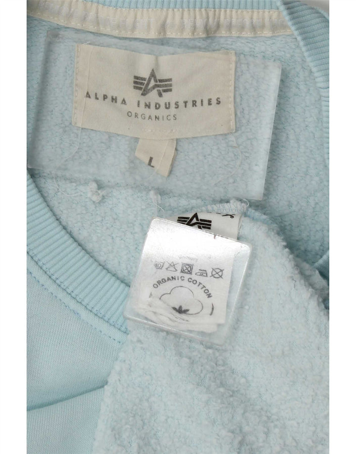 Ανδρική φούτερ Alpha Industries Jumper Large Blue