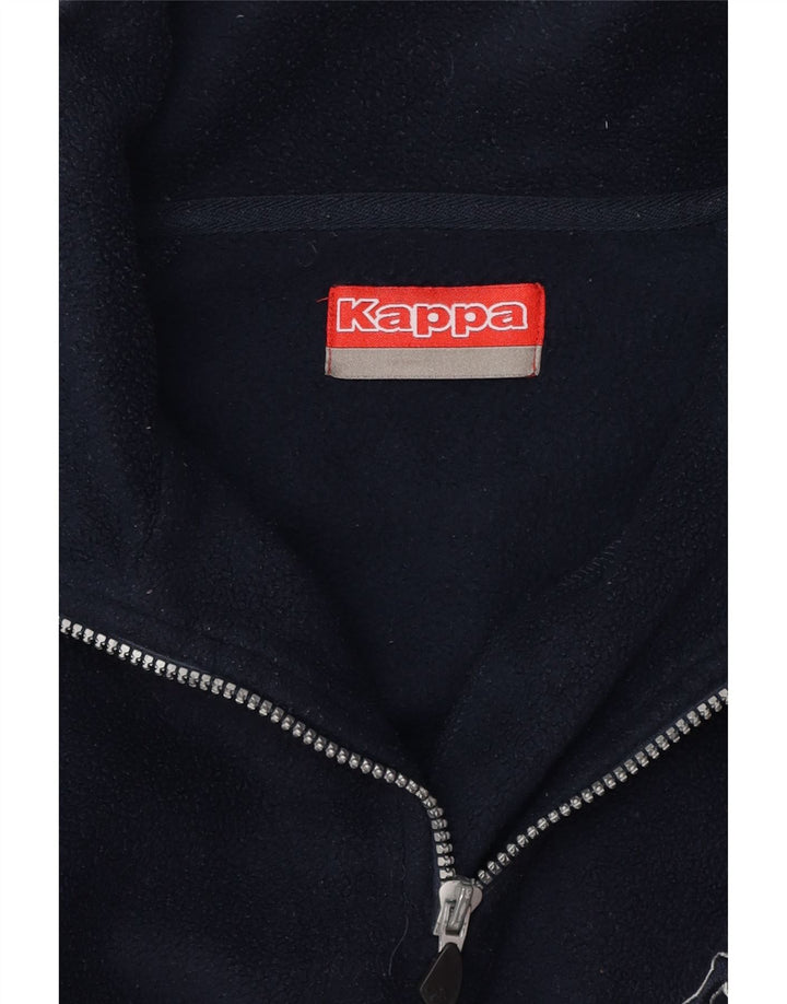 KAPPA Ανδρικό φερμουάρ Fleece Jumper Medium Navy Blue