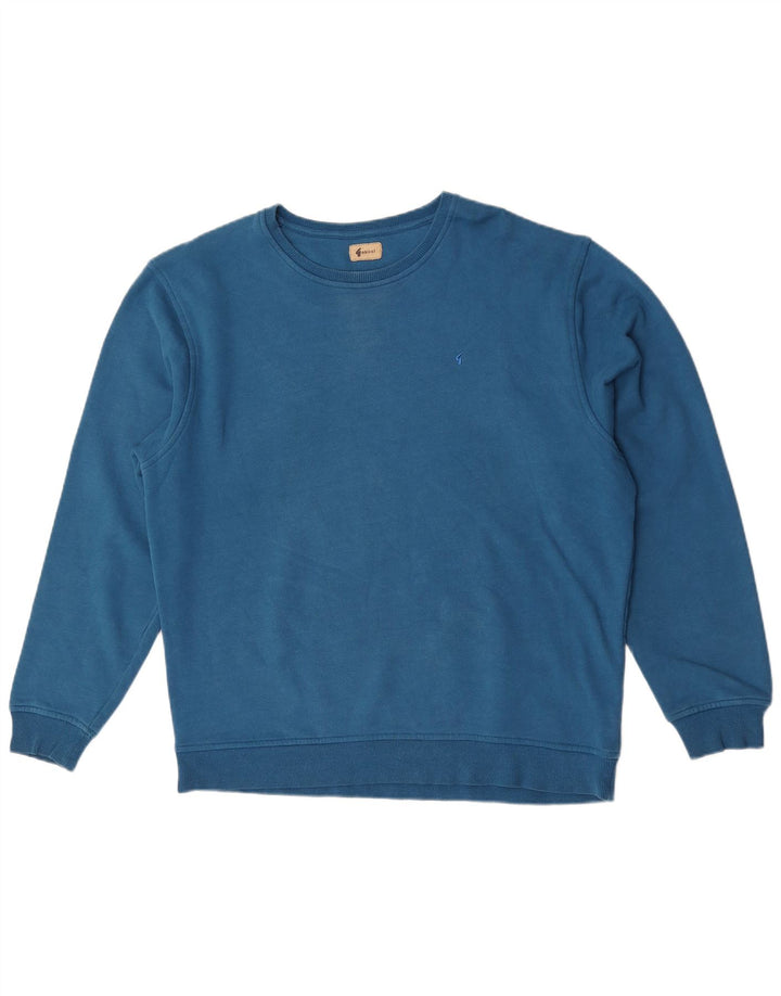 Ανδρικό φούτερ Gabicci Jumper μεγάλο μπλε βαμβακερό