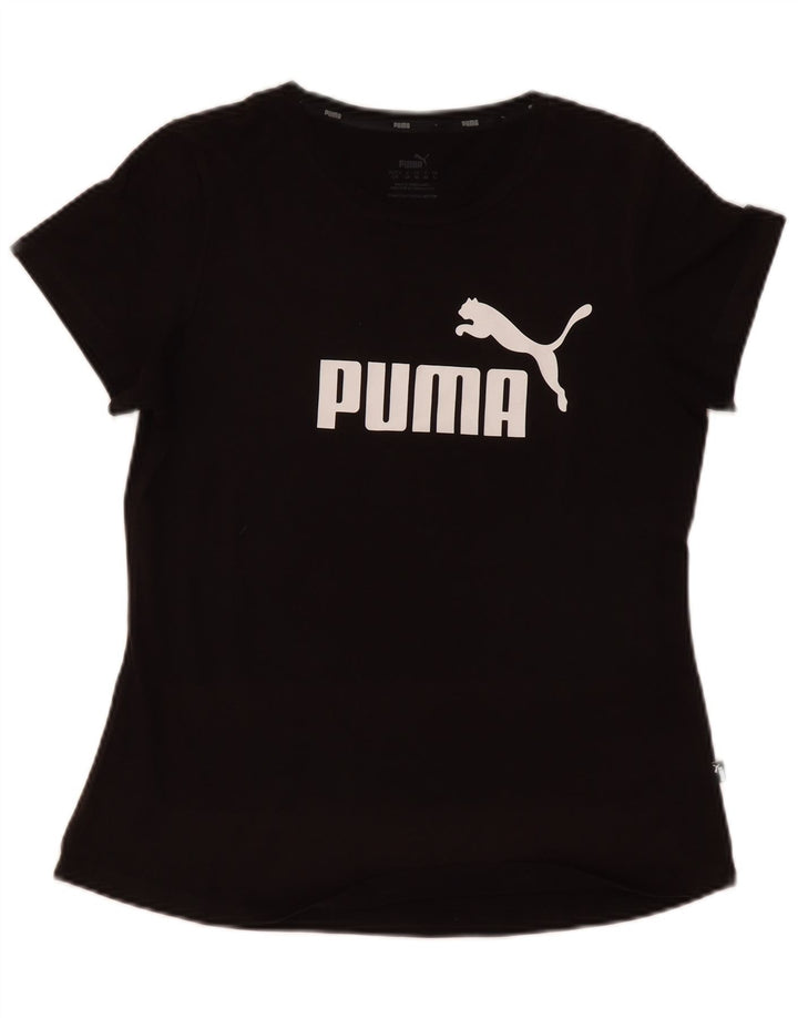 Γυναικείο γραφικό μπλουζάκι Puma Top UK 14 Medium Black