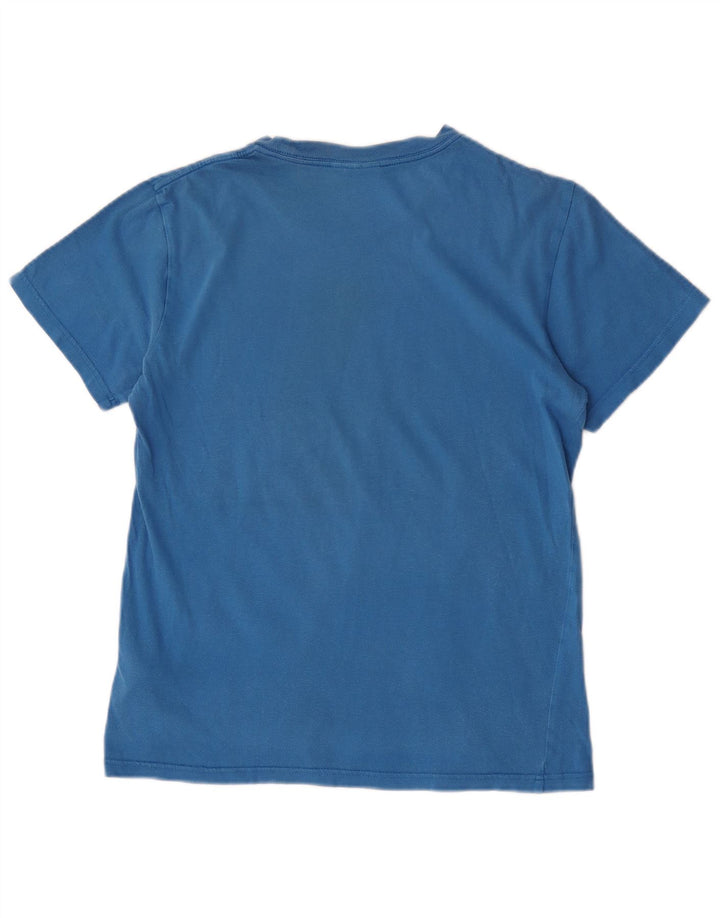 Ανδρικό γραφικό T-Shirt Adidas Top Small Blue βαμβακερό