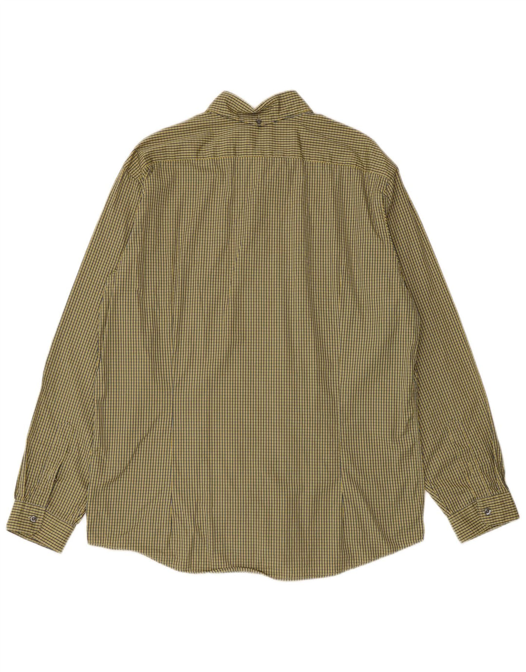 Ανδρικό πουκάμισο Lacoste νούμερο 44 XL Κίτρινο βαμβάκι