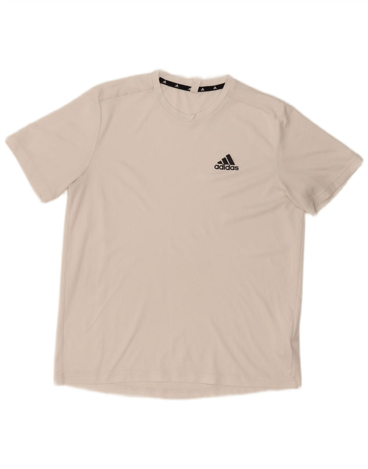 Adidas Ανδρικό T-Shirt Aeroready Τοπ μεσαίο λευκό πολυεστέρας