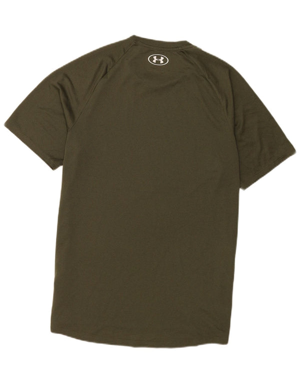 Under Armour Ανδρικό T-Shirt Top Medium Khaki Polyester