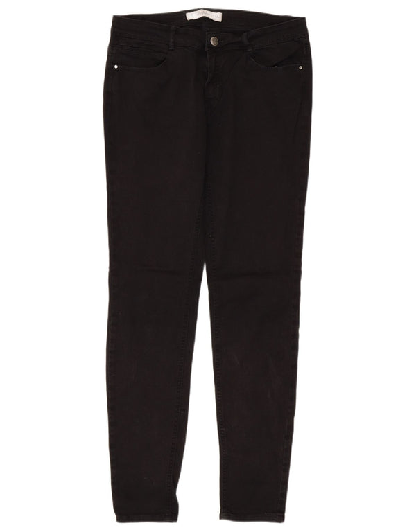 Zara Γυναικείο Skinny Jeans EU 38 Small W28 L29 Μαύρο βαμβακερό